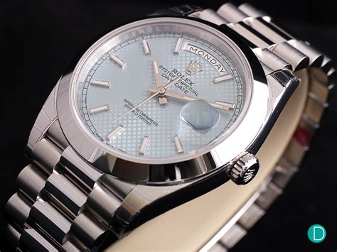 rolex day date 40 platinum review
